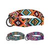 Aztec Sunset Nylon Martingale Collars for Dogs with Heavy Duty Hardware