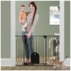 Baby Gate with Cat Door for Doorways - 5-5 Inches for Pet-Friendly Homes