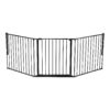 BabyDan Style Black Room Divider Gate with Large Sections