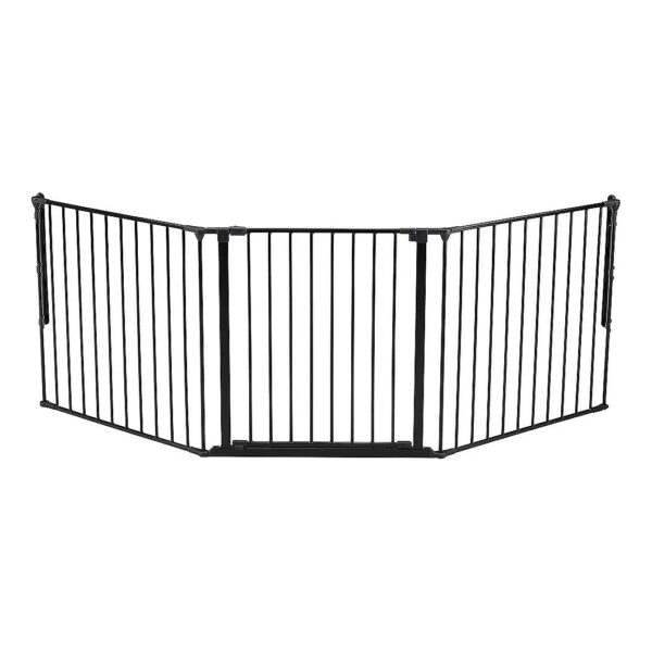 BabyDan Style Black Room Divider Gate with Large Sections