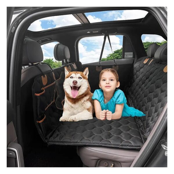 Backseat Dog Car Seat Cover for Cars SUVs Trucks Waterproof