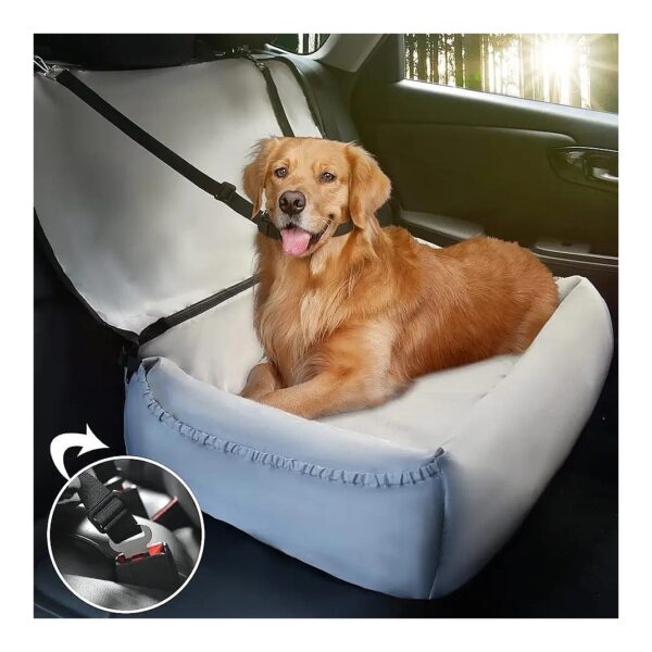 Bag-Fitted Dog Car Seat for Snacks and Accessories on the Go