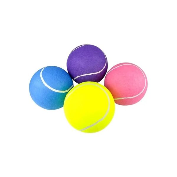 Ball Pump Included - Jumbo Dog Tennis Balls for Adults and Pets Play