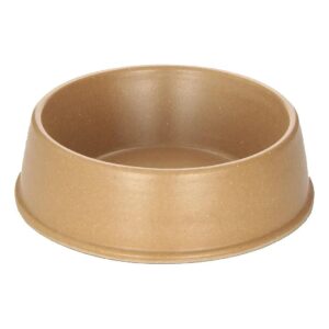 Bamboo Dog Bowl for Small Breeds with Hand Crafted Bamboo Construction