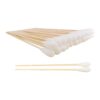 Bamboo Large Cotton Swabs with Natural Cotton Heads for Dogs