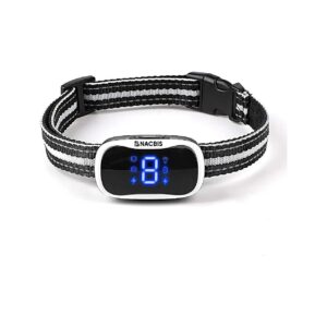 Barking Training Collar with LED Adjustable Sensitivity Levels for Small to Large Dogs