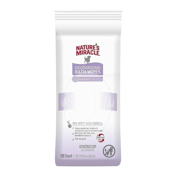 Based Bath Wipes with Soothing Ingredients and Fresh Scent