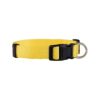 Basic Nylon Dog Collar Large Small Medium Pet Puppies Yellow Color Nylon Adjustable Size