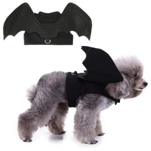 Bat Wing Pet Costume for Dogs Cats Halloween Party Large Polyester Felt