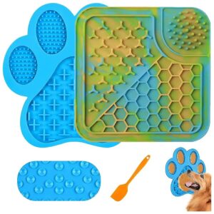 Bathing, and Training, 2Pcs Lick Mat for Dogs & Cats