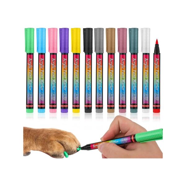 Beautiful Dog Nails Ideas Creative Dog Accessories Quick Dry Nail Polish Pens for Pets