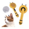 Bee Yellow Cat and Dog Slicker Brush for Short and Long Hair Removal