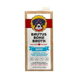 Beef Bone Broth Wet Dog Food 32 Oz No Artificial Colors Added