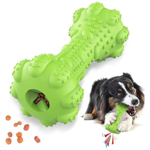 Beef Flavor Squeaky Rubber Dog Toys for Large and Medium Breed Dogs