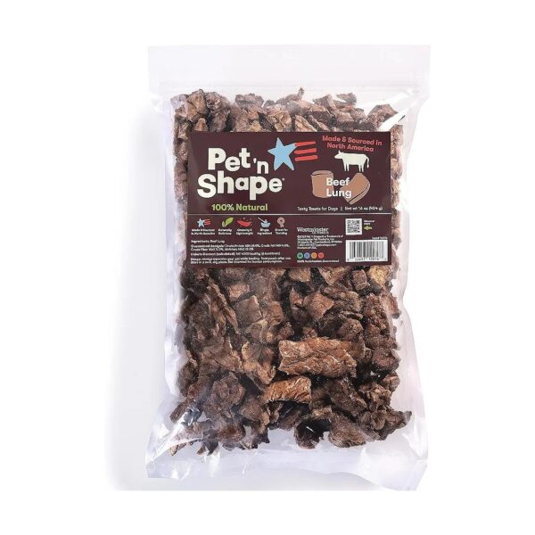 Beef Lung Dog Treats, All Natural, No Artificial Additives, Sourced in USA