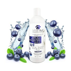 Berry Blue Pet Shampoo for Brightening Fur and Hydrating Skin