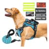 Best Adjustable Dog Harness for Large Dogs with Handle and Reflective Patches