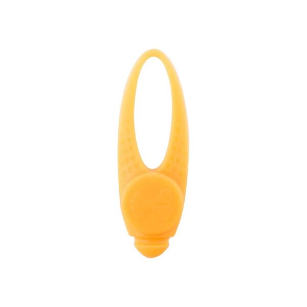 Best Orange Silicone LED Collar Light Adjustable for Dogs and Cats LED Blinker for Pets