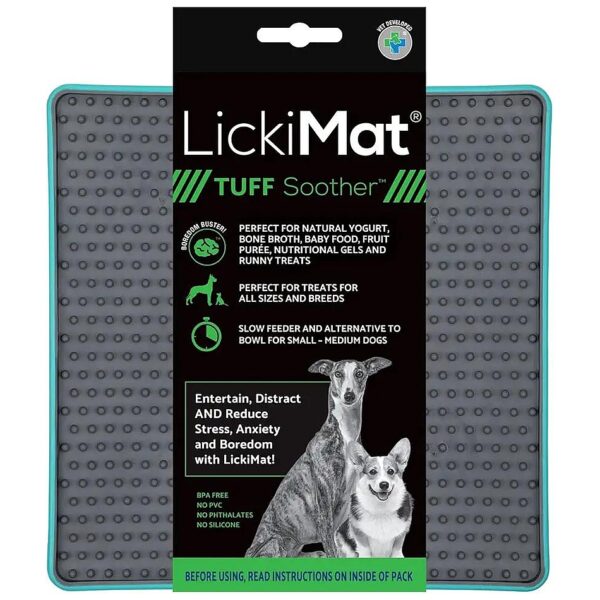 Best Turquoise Dog Lick Mat for Slow Feeding and Training