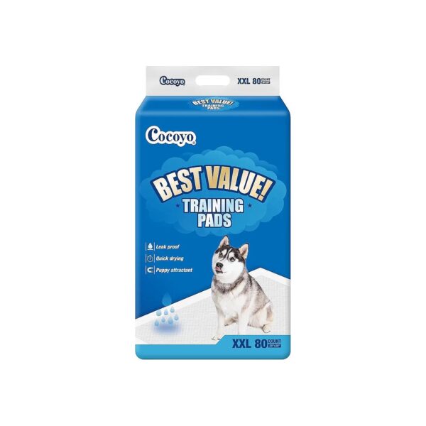 Best Value XXL White Training Pads with Polyethylene Backing for Effective Odor Control