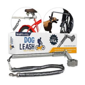 Bike Brown Dog Leash Attachment for Safe Distanced Riding and Exercise