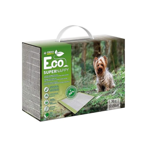 Biodegradable Dog Hygiene Mats for Messy Paws and Floors