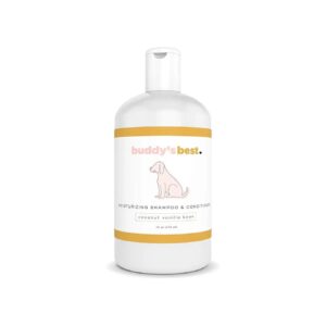 Biodegradable and Cruelty-Free Dog Shampoo with Moisturizing Properties and Vanilla Scent