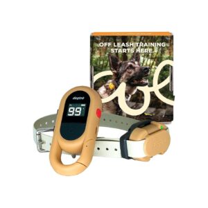 Biothane Collar Strap Dog Training Remote with Enlarged Buttons for Easy Use