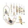 Bird Swing and Hanging Perch for Small to Medium Birds