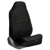 Black Bucket Seat Cover for Pet Protection and Comfort