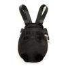 Black Color Extra Large Dog Carrier Bag with Legs Out Front, Durable Nylon Material