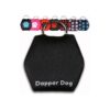 Black Dog Tag Silencer with Adjustable Neoprene Holder