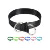 Black Dog Training Choke Collar, Soft Silky Smooth Polyester, 15 Inches