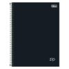 Black Hardcover Spiral Notebook 200x275mm A5 Size 56gsm 80 Sheets