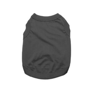 Black Large Dog Tank Shirt for Casual Pet Wear