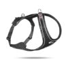 Black Magnetic Belka Comfort Harness with 2 Leash Fixation Points