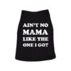 Black Medium Dog Shirt with Cute Mom-Inspired Design for Pet Lovers