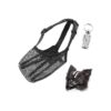 Black Mesh Dog Muzzle for Small to Medium Sized Dogs with Soft Adjustable Straps