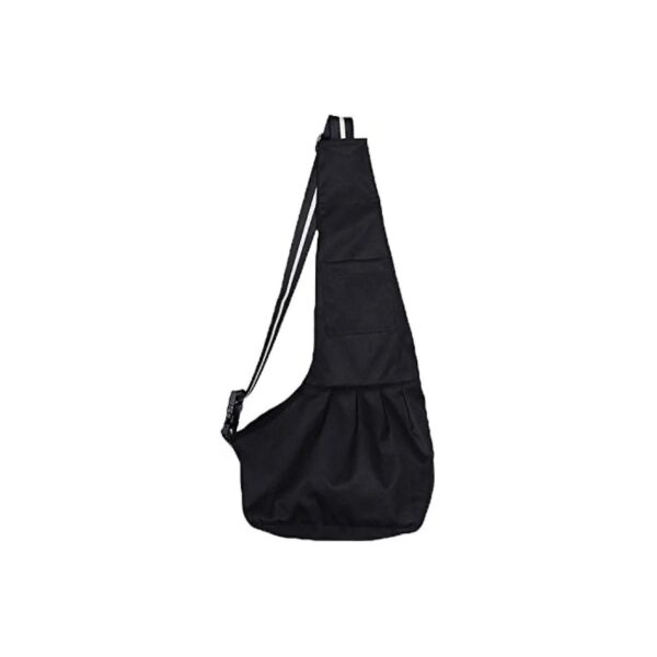 Black Oxford Cloth Pet Sling Carrier Bag for Small Pets