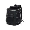 Black Pet Backpack for Carrying Small Dogs and Cats Up to 22 Pounds