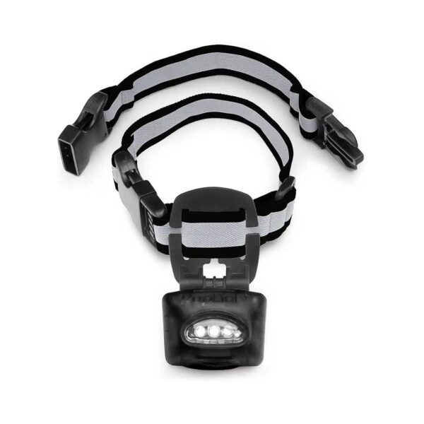 Black Reflective Dog Safety Collar with 360-Degree Illumination