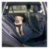 Black Universal Car Seat Cover 45x60m made of Durable Polyester Plastic