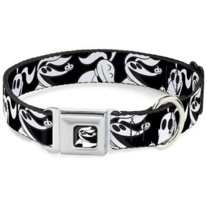 Black White Nightmare Before Christmas Dog Seatbelt Buckle Collar