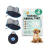 Black and Blue Portable Pet Play Tent for Small Animals