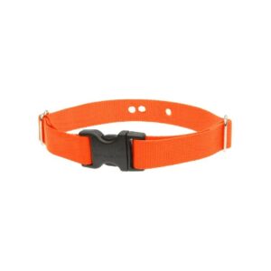 Blaze Orange Nylon Containment Collar Strap for Pet Owners with Medium and Large Dogs