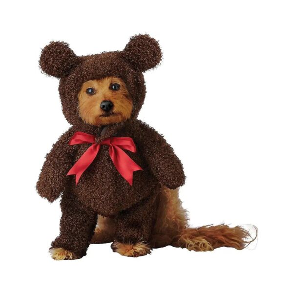 Blessed Birthday Dog Clothing - Medium Teddy Bear Pet Costume with Feathers