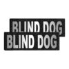 Blind Dog Vest Patches with Reflective Letters for Enhanced Visibility