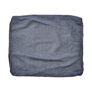 Blue Denim DIY Dog Cushion Cover for Rectangular Pet Mats