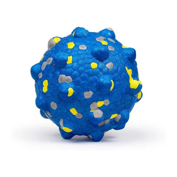 Blue Interactive Dog Toys for Fetch Games and Durable Bouncy Balls for Aggressive Chewers