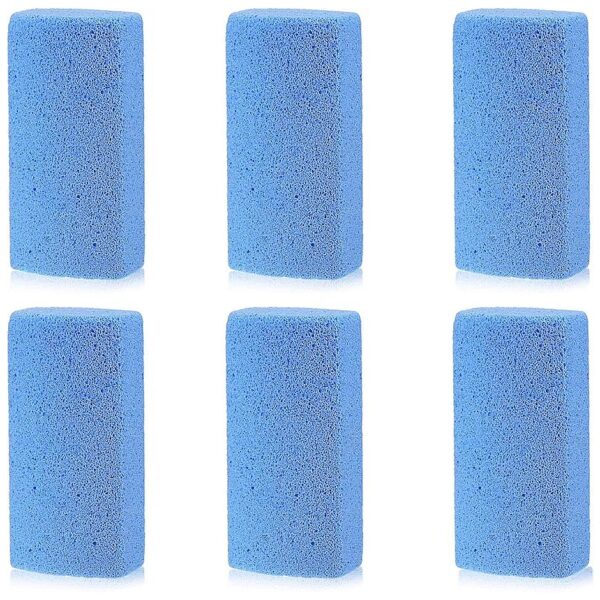 Blue Pet Hair Rock Removal Tools for Easy Cleaning 6 Pieces